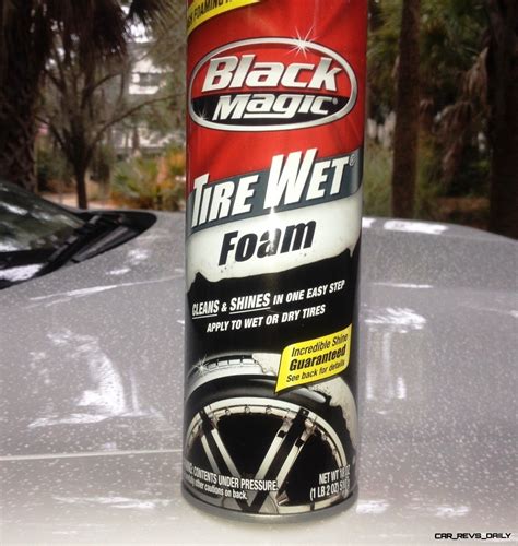 Keep your tires protected with black magic foam tire rejuvenator